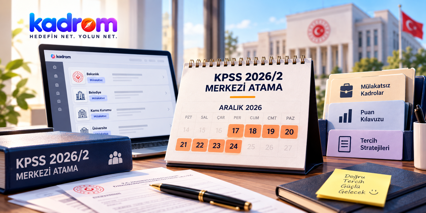 KPSS 2026/2 Merkezi Atama: 17-24 Aralık Tercih Takvimi, Mülakatsız Kadrolar ve Puan Kılavuzu