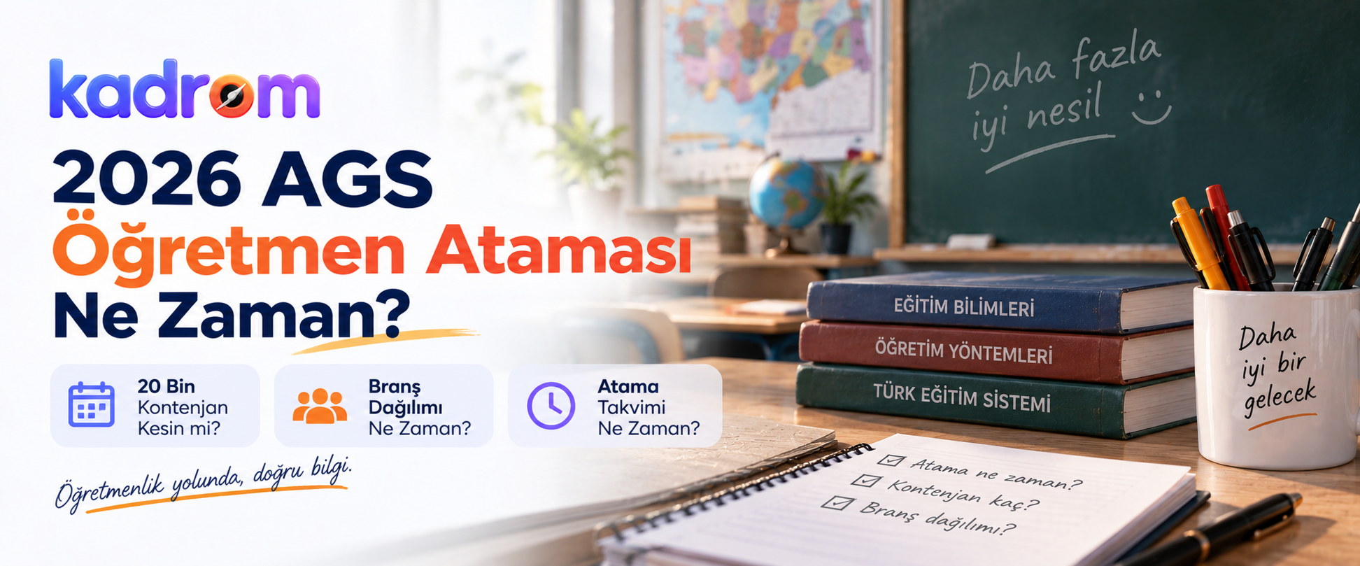 2026 AGS Öğretmen Ataması Ne Zaman? 20 Bin Kontenjan Kesin mi, Branş Dağılımı Ne Zaman Açıklanır